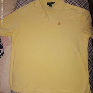 Ralph Lauren Men's Yellow Polo Shirt